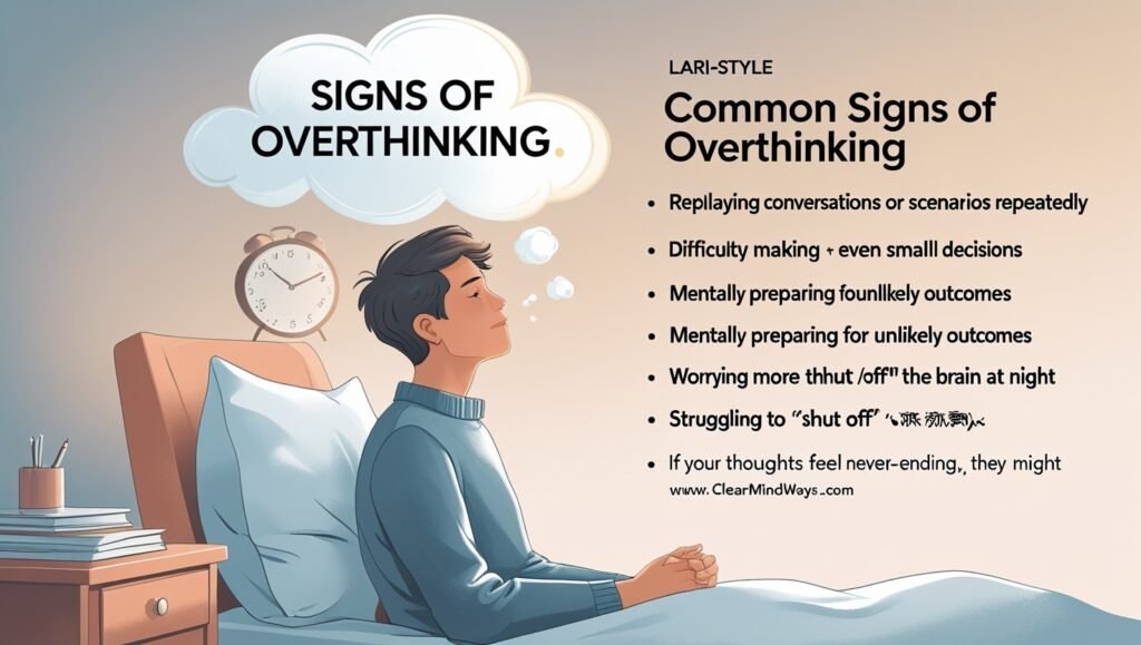 Signs of Overthinking