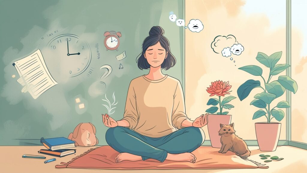 racing thoughts to slow down