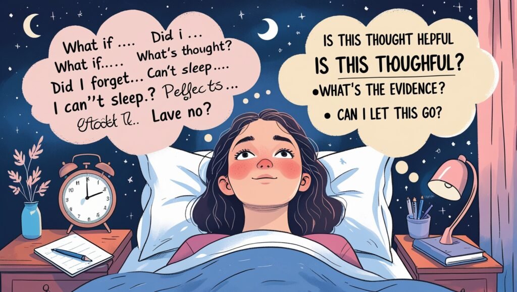 stop overthinking at night